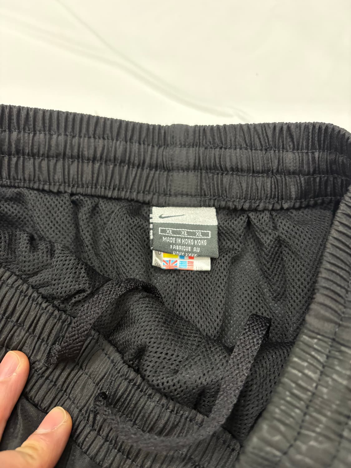 나이키 블랙 나일론 트랙 팬츠 상품이미지4