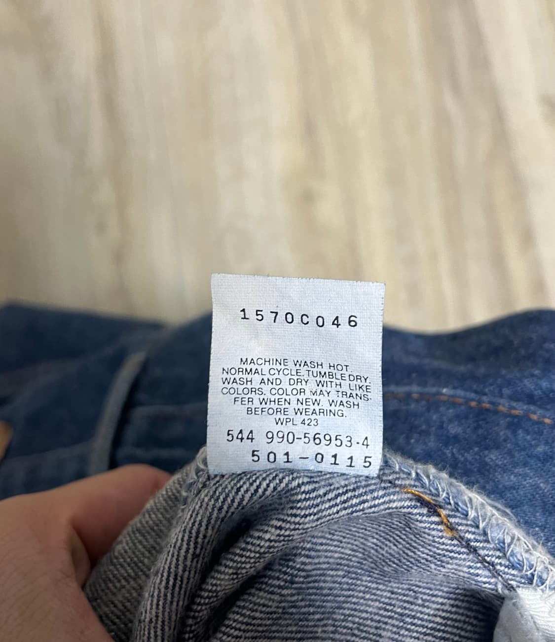 리바이스 90s 501 데님 34/32 상품이미지4