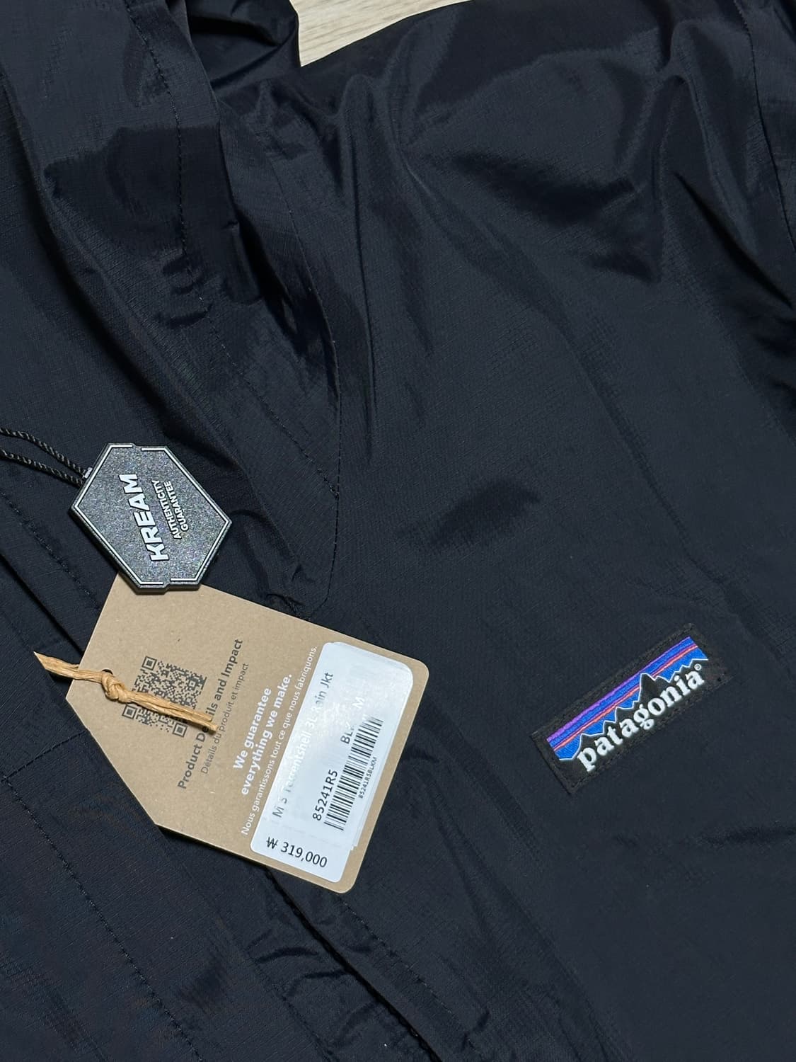 새상품) 파타고니아 토렌쉘 블랙 M사이즈 상품이미지2