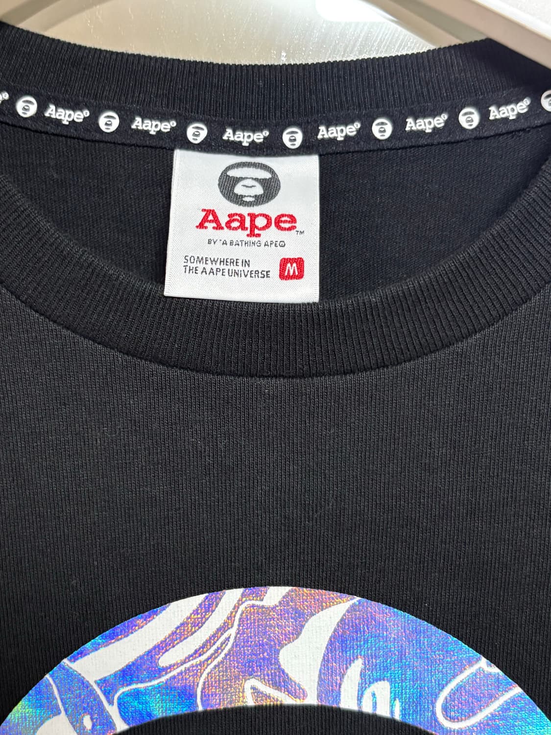 에이프 베이프 홀로그램 반팔티셔츠  상품이미지6