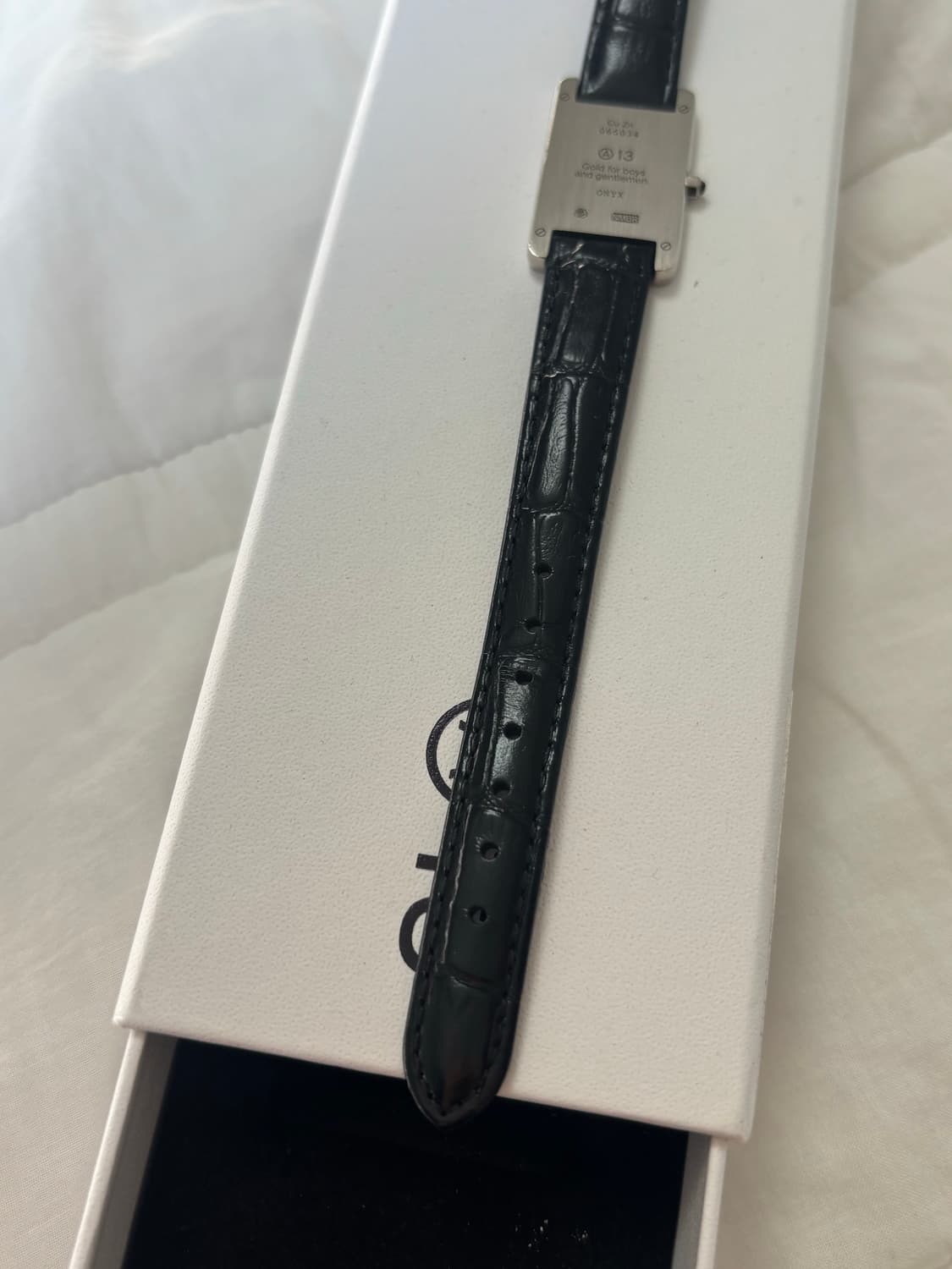 넘버링 #1901 A13 워치 브레이슬릿 블랙/실버 상품이미지7