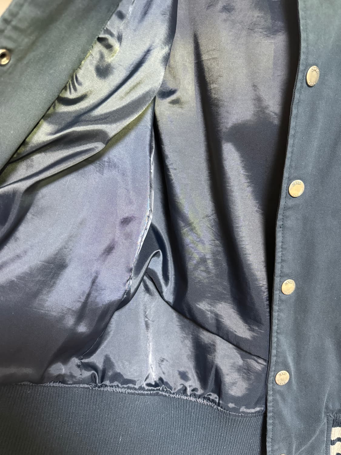 Jeep 네이비 배색 후드 야구 점퍼 M 5만 상품이미지5