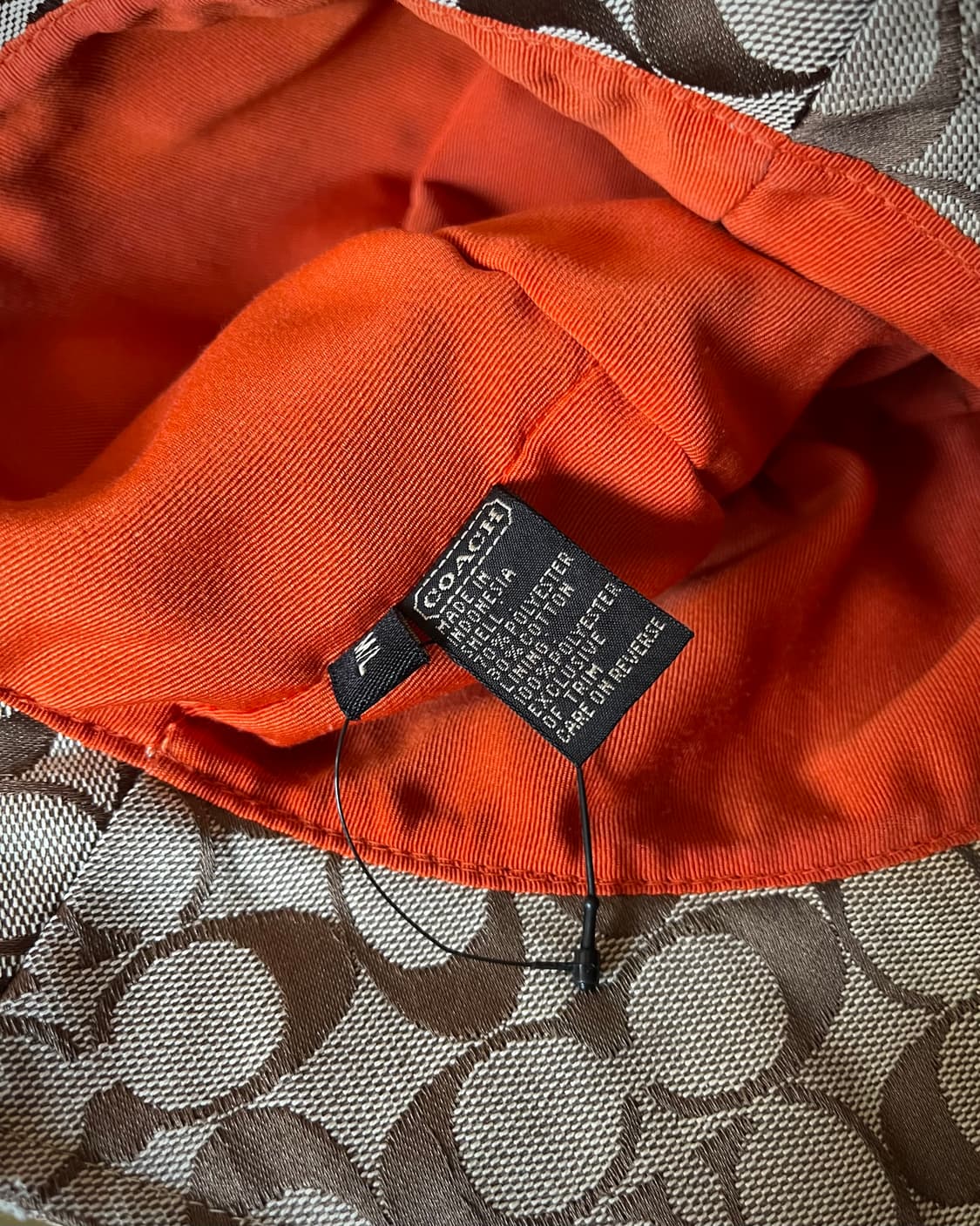 1990s Old COACH Jacquard Bucket Hat 상품이미지7