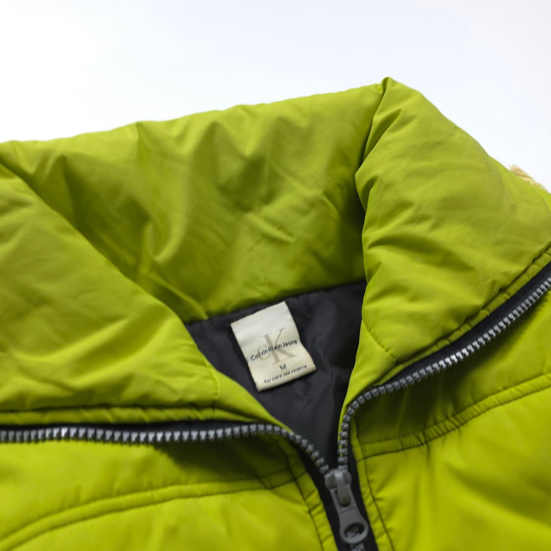 00s 캘빈클라인 y2k 올드스쿨 크롭 봄버 자켓 (85) 상품이미지5