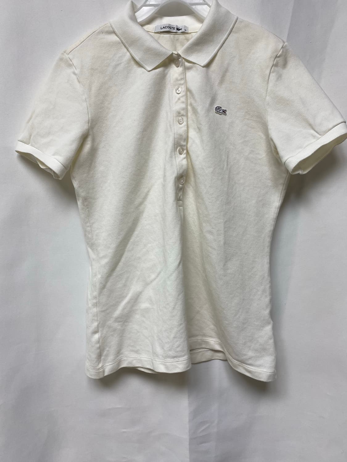 라코스테 여성용 PK 카라티 아이보리 38 상품이미지1