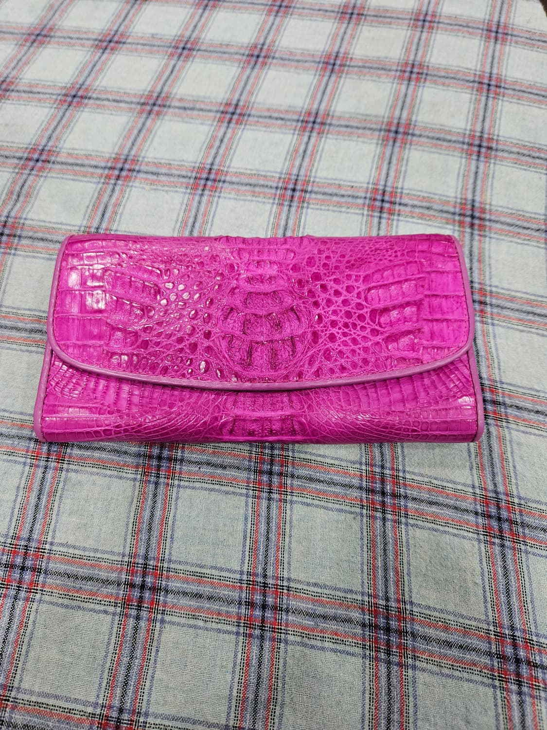 River 크로커다일 리얼 악어가죽 여성 장지갑 [새상품] 상품이미지2