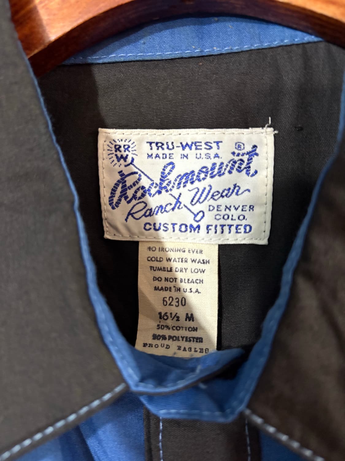 70's Rockmount Ranch Wear Western Shirt. 상품이미지4