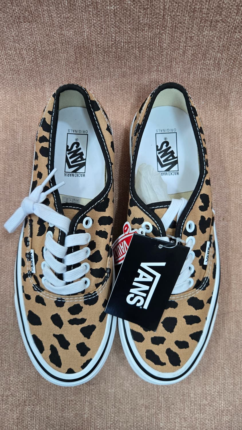 반스 새상품 260mm- 볼트 x 와코 마리아 어센틱  레오파드 브라운 상품이미지2