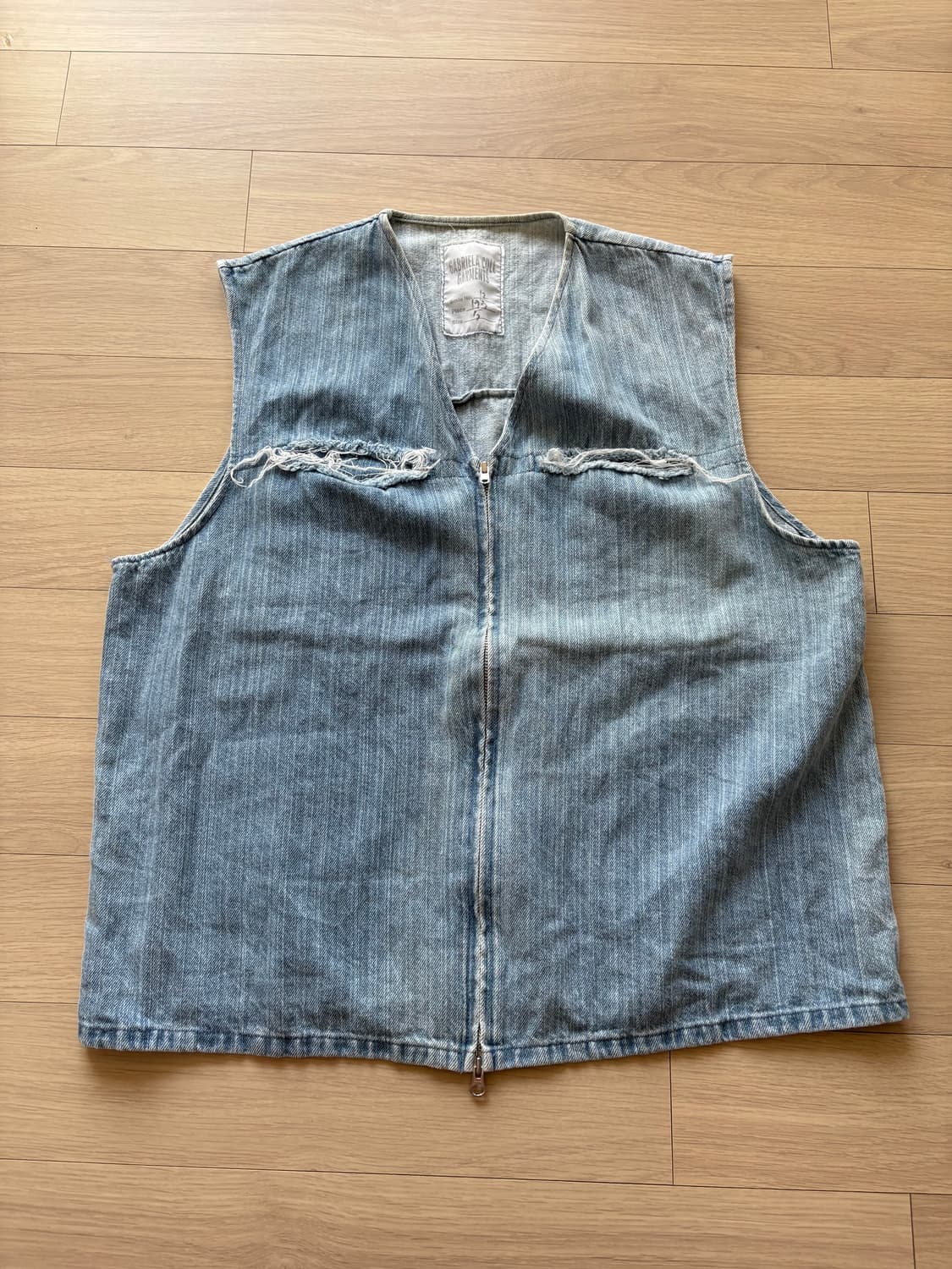 가브리엘라 콜 가먼츠 No.173 데님 집업 베스트 상품이미지2