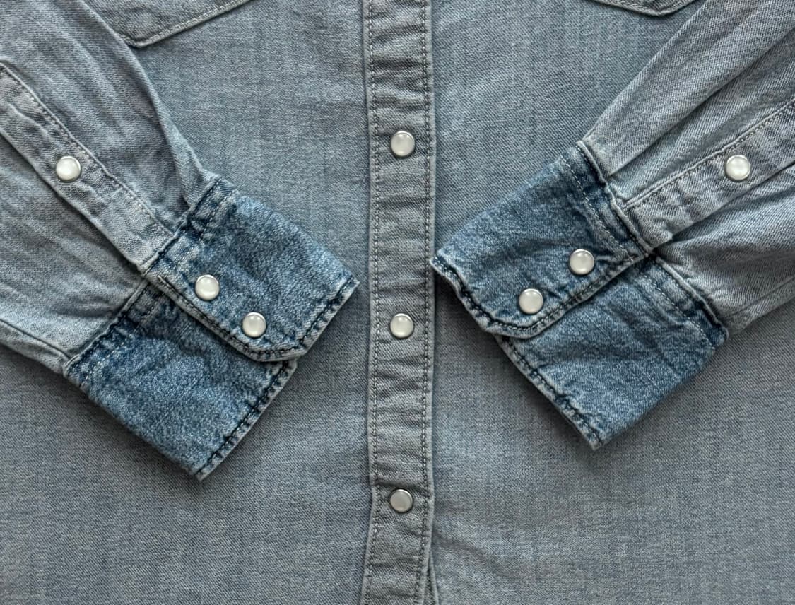 Levi's 리바이스 데님 투톤 웨스턴 셔츠 상품이미지4