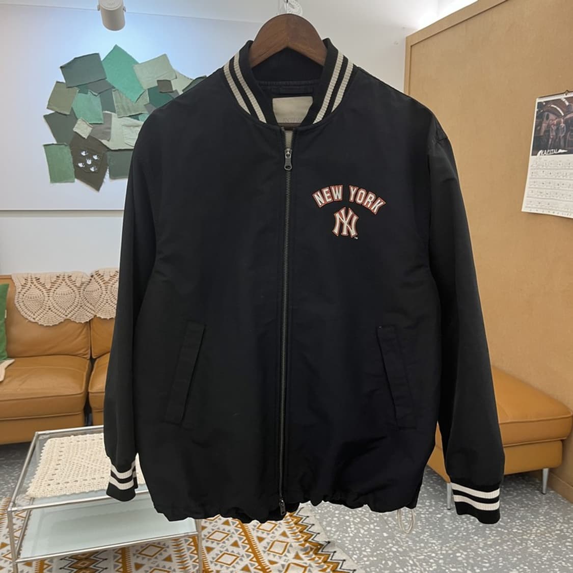 MLB 뉴욕양키스 올드스쿨 스트릿 펑크 바시티 자켓 S C10696 상품이미지3