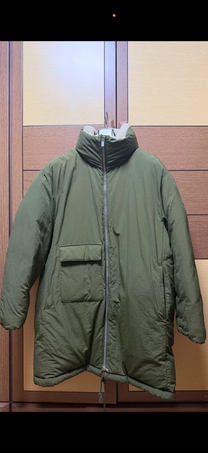 커스텀멜로우 퍼 롱다운 80% 95/올리브 상품이미지2