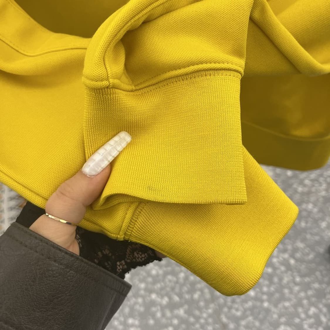 나이키 레트로 Y2K 00's 슬림핏 머스타드 져지 집업 M C10811 상품이미지7
