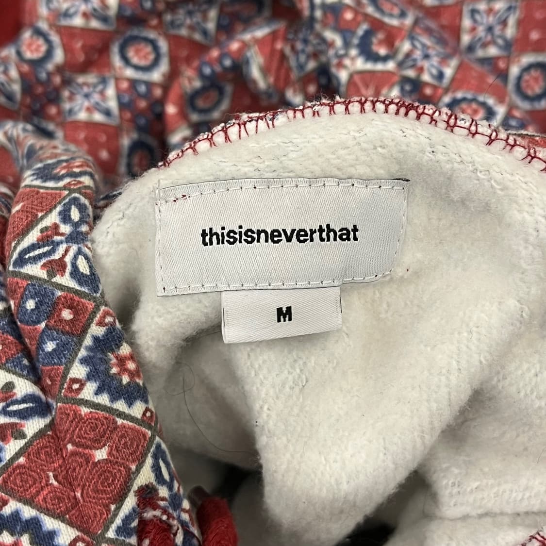 [정품/M] 디스이즈네버댓 패턴 후드티 b10 상품이미지5