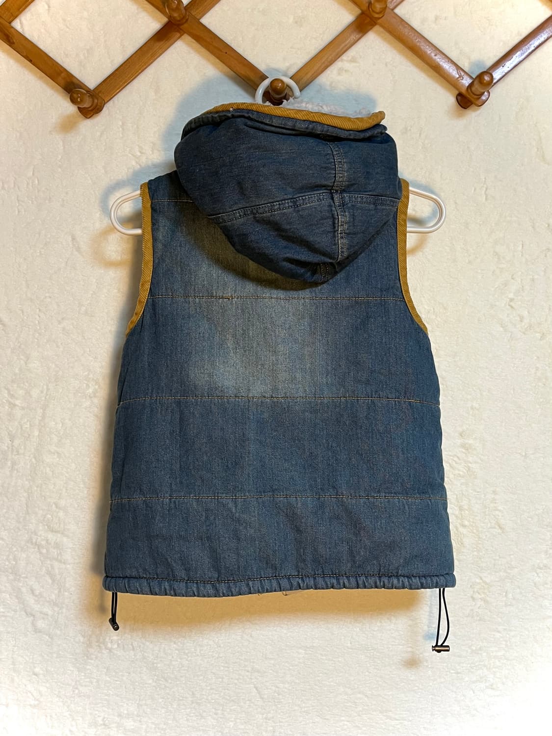 빈티지 하이넥 패딩 조끼 베스트 아우터 상품이미지2