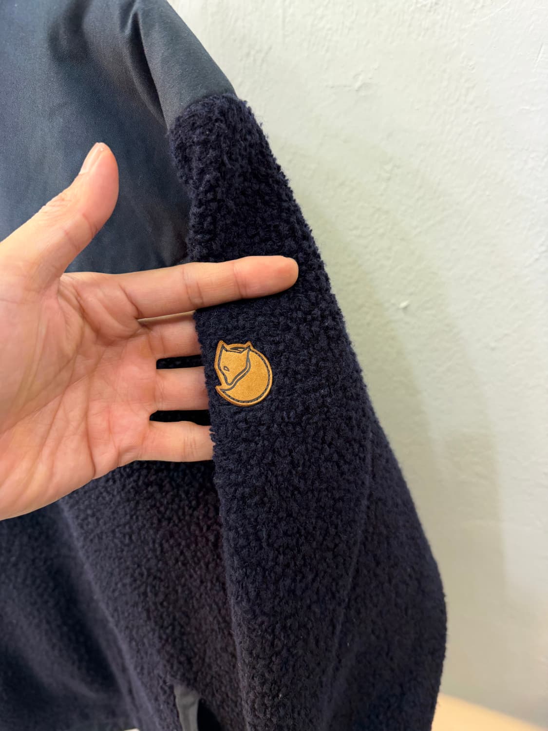 정품) 피엘라벤 남성 네이비 양털 플리스 후리스자켓 L 상품이미지5