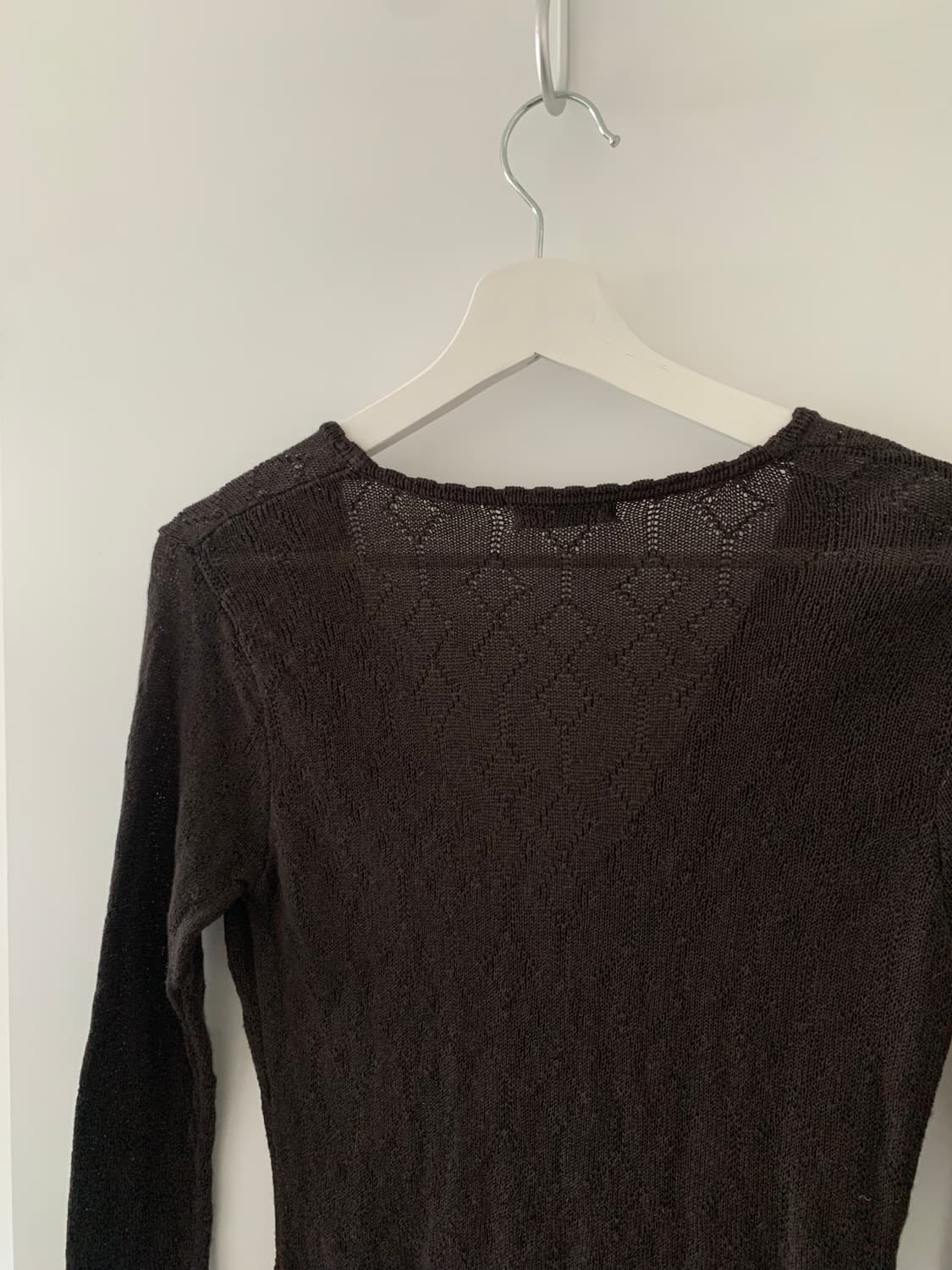 브라운 레이스 가디건 상품이미지6