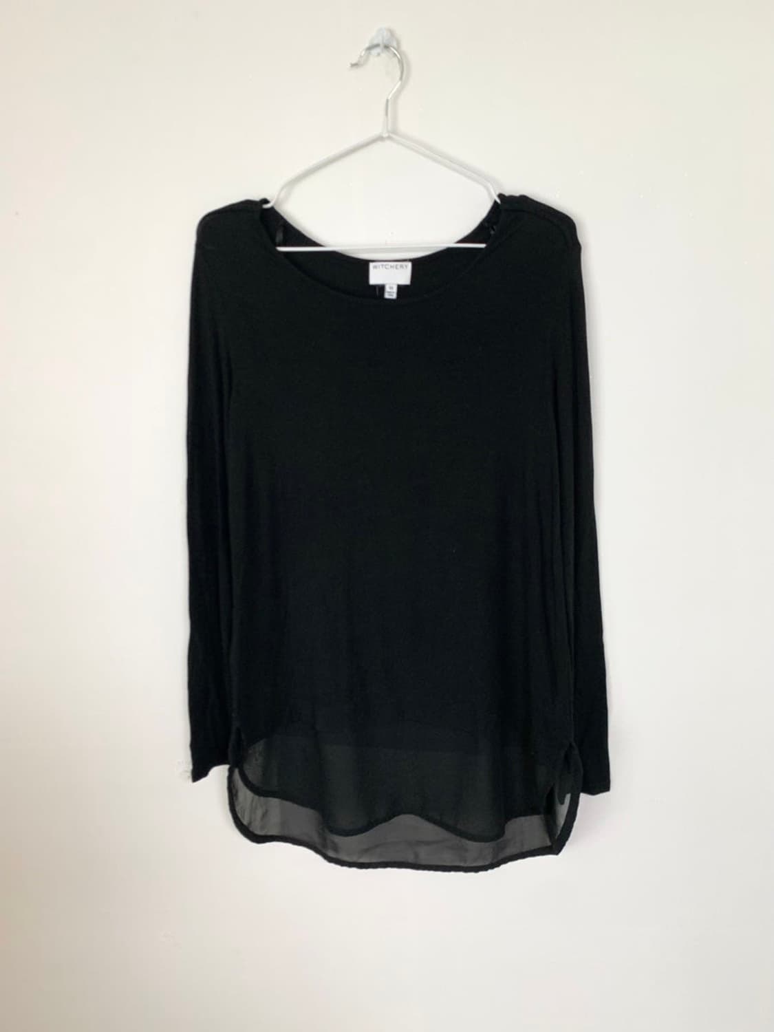 옷속무 텐셀 시스루 레이어드T 상품이미지1