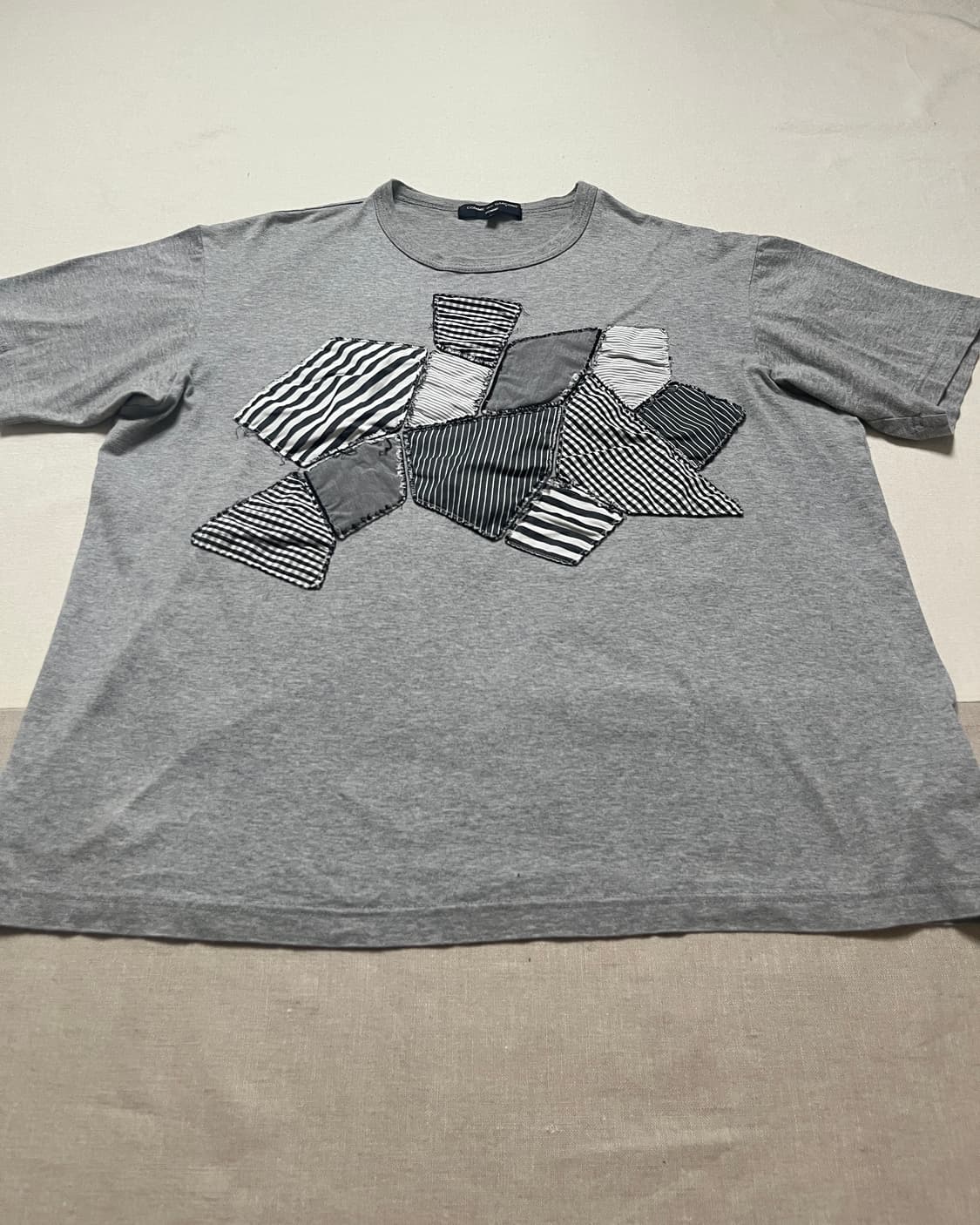 꼼데가르송 옴므 패치워크 티셔츠 comme des garcons 상품이미지3