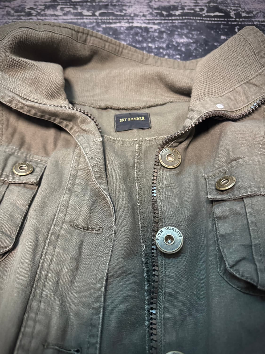 SKY BOMBER 00s Khaki Jacket 상품이미지2