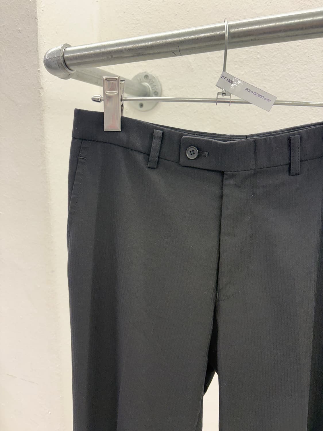 스트라이프 테이퍼드핏 슬랙스 상품이미지2