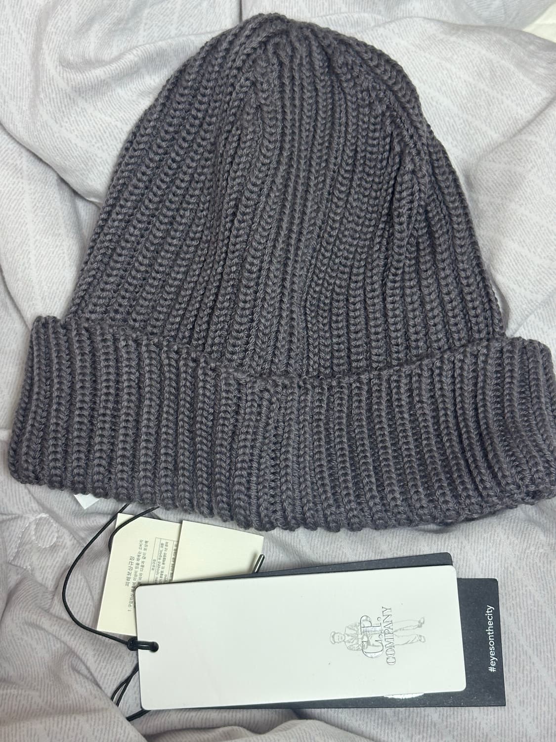 CP컴퍼니 엑스트라 파인 메리노 울 고글 비니 불러바드 바이올렛 상품이미지2