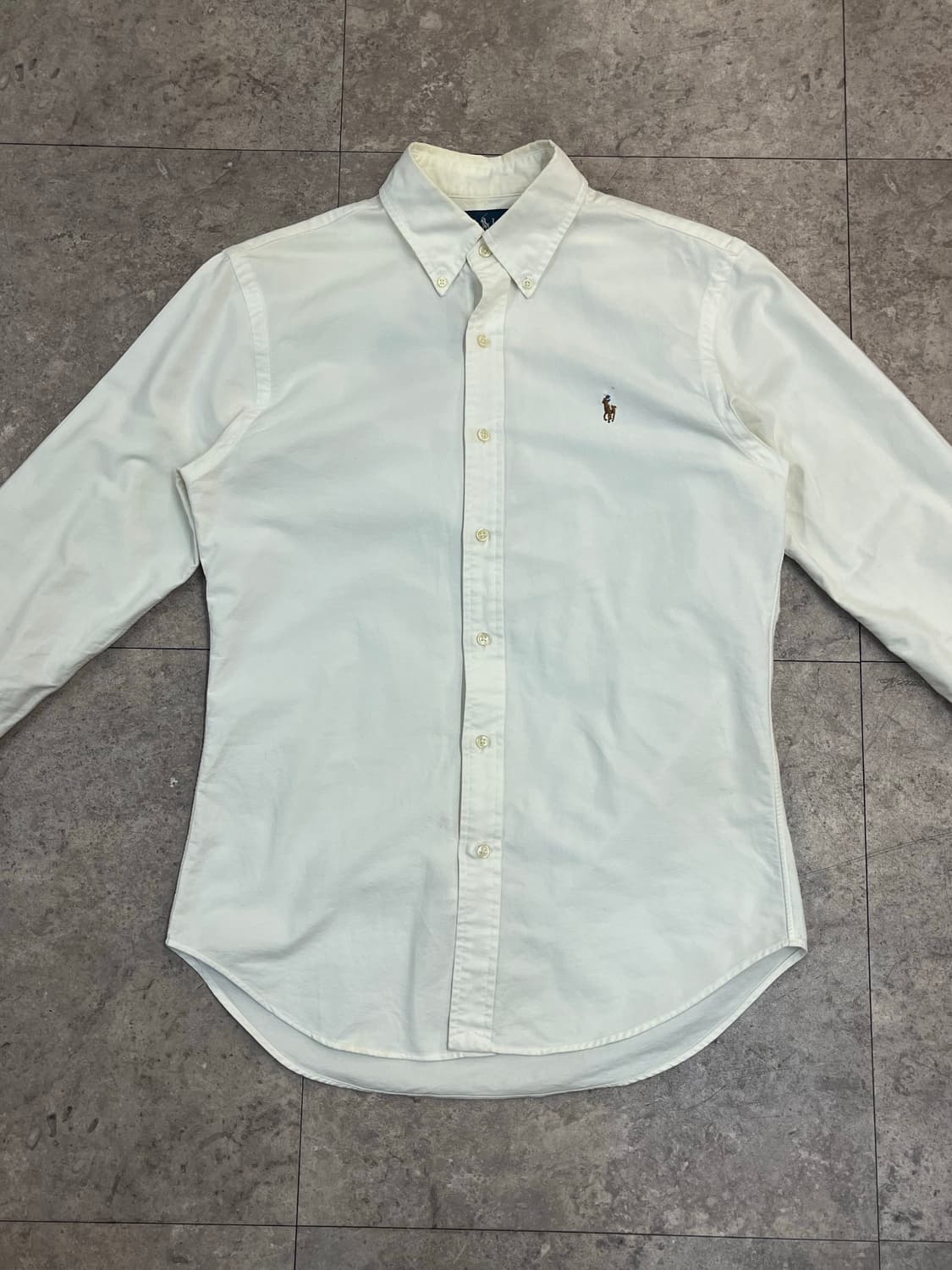 폴로 랄프로렌 코튼 셔츠 화이트 M #csz3548 상품이미지4