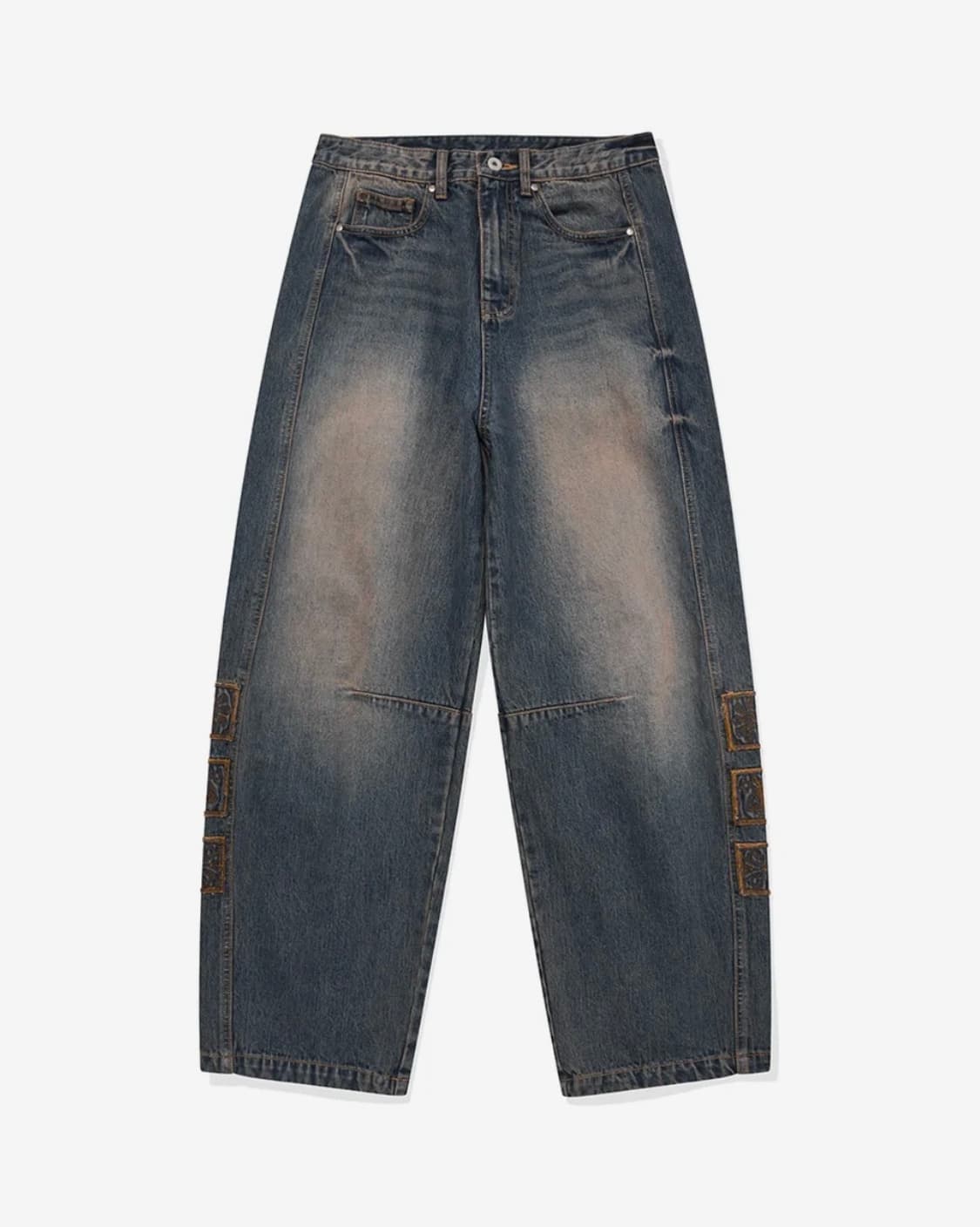 카락터 Vintage emblem denim pants 상품이미지1