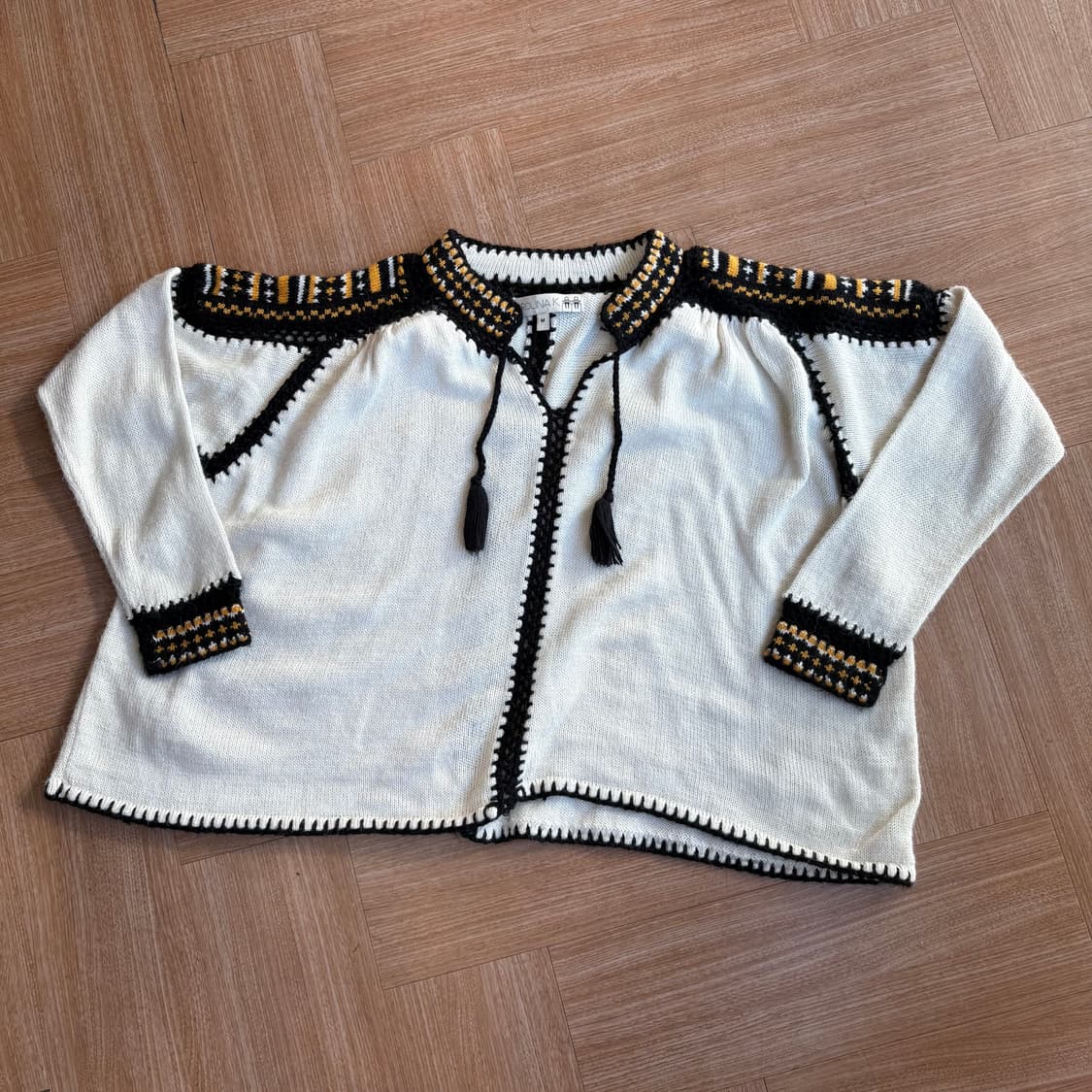 캐롤라이나 케이 테슬 크로쉐 니트 풀 오버 상품이미지3