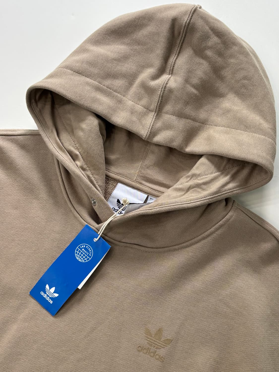 Adidas 아디다스 베이지컬러 에센셜 후드티 상품이미지4