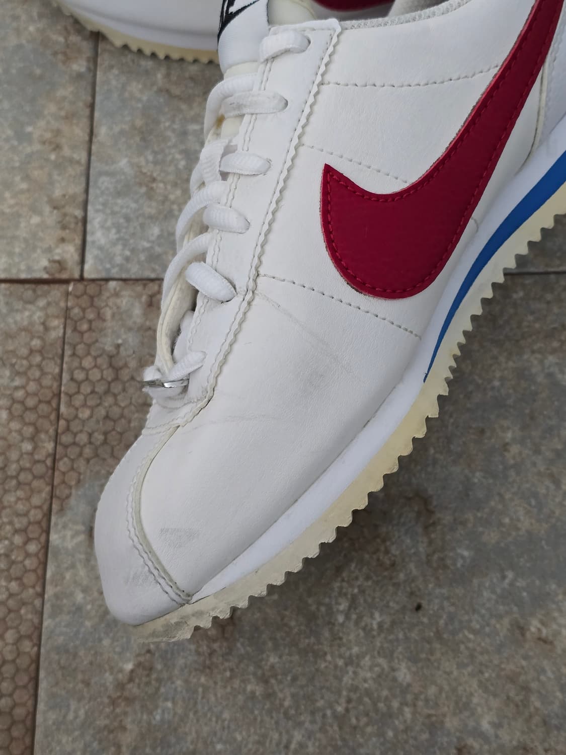 (235)나이키 코르테즈 베이직 화이트 레드  상품이미지6