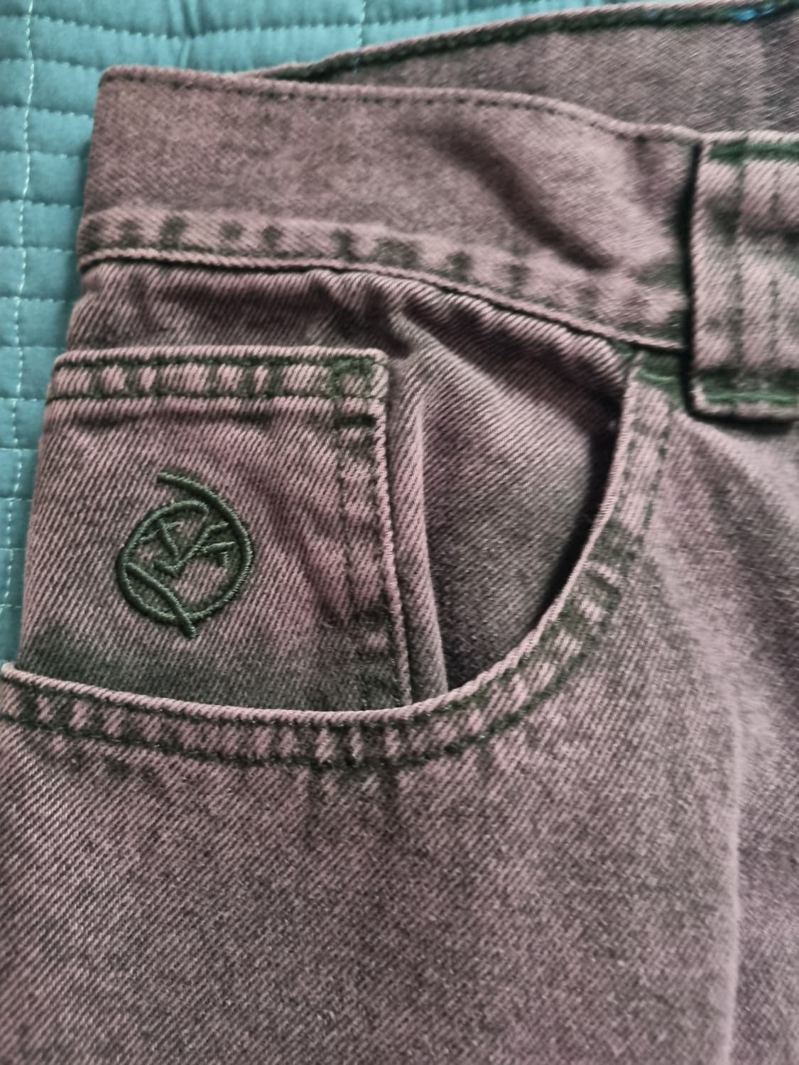 폴라스케이트 빅보이 팬츠 퍼플 블랙 S 상품이미지3