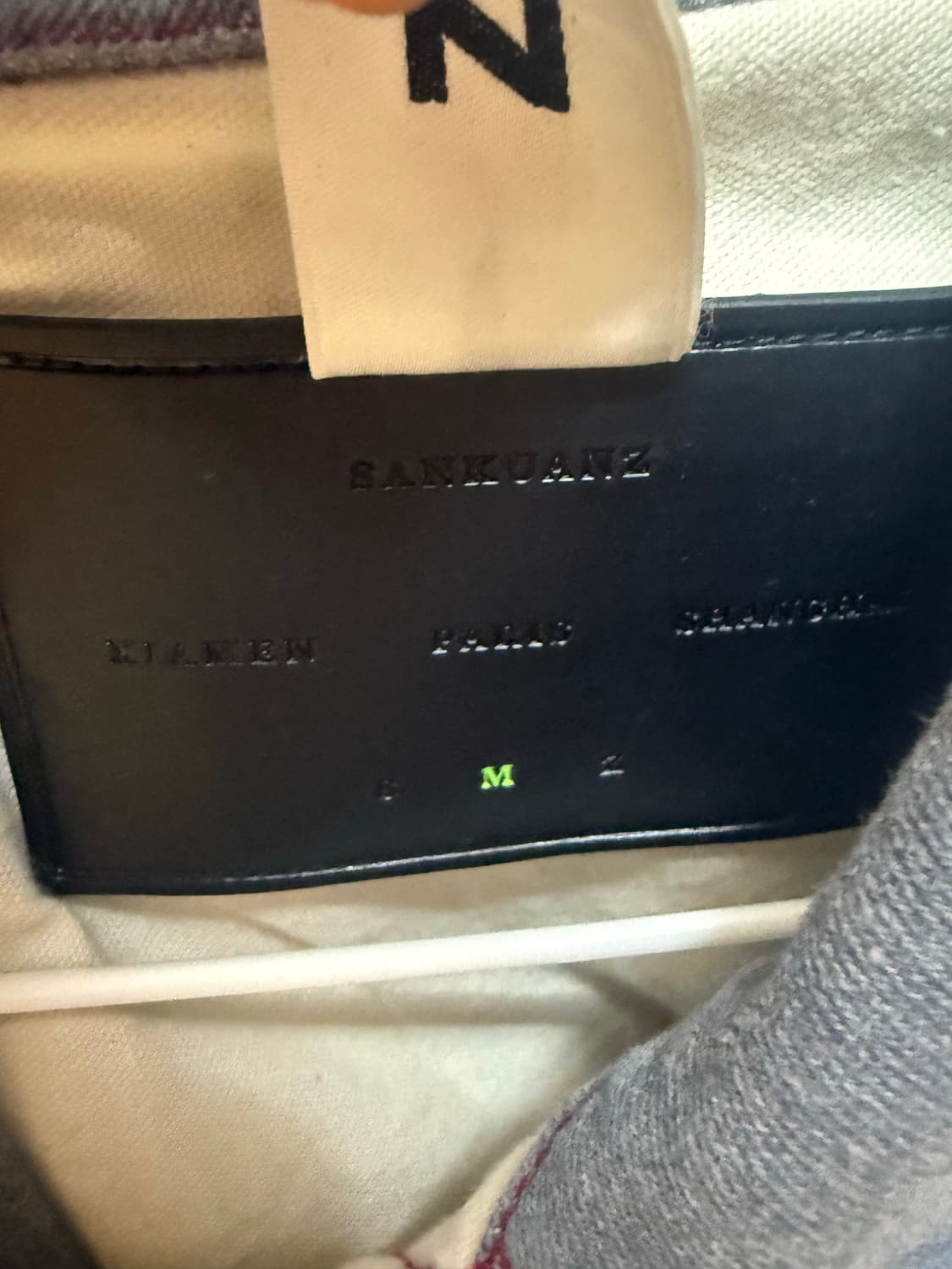 (M) 산쿠안즈 비대칭 데님 자켓 상품이미지3