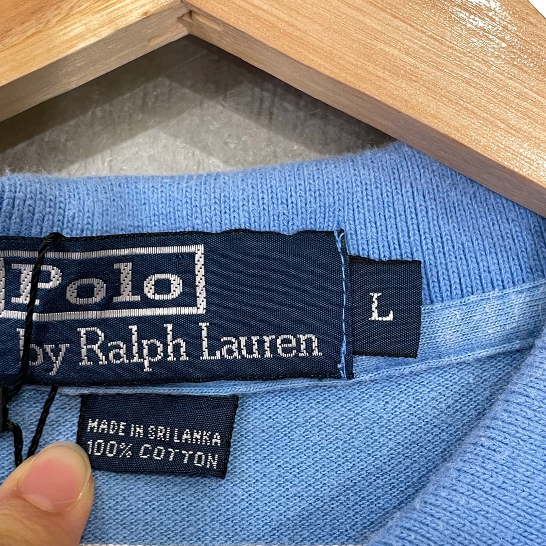 (L) POLO 폴로 랄프로렌 스트라이프 반팔 카라티 상품이미지6