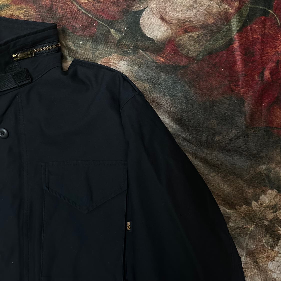 알파인더스트리 빈티지 밀리터리 블랙필드자켓 L 상품이미지2