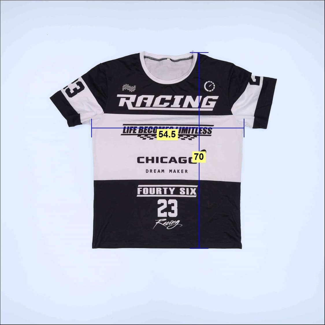 M 빈티지 레이싱 반팔 티셔츠 0413M 상품이미지6