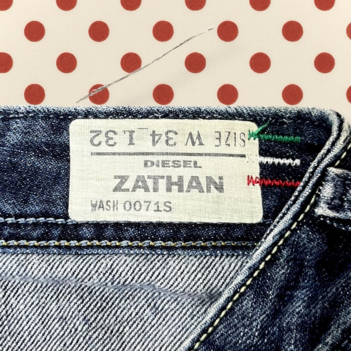 디젤 Zathan 부츠컷 데님 팬츠 (37) 상품이미지4