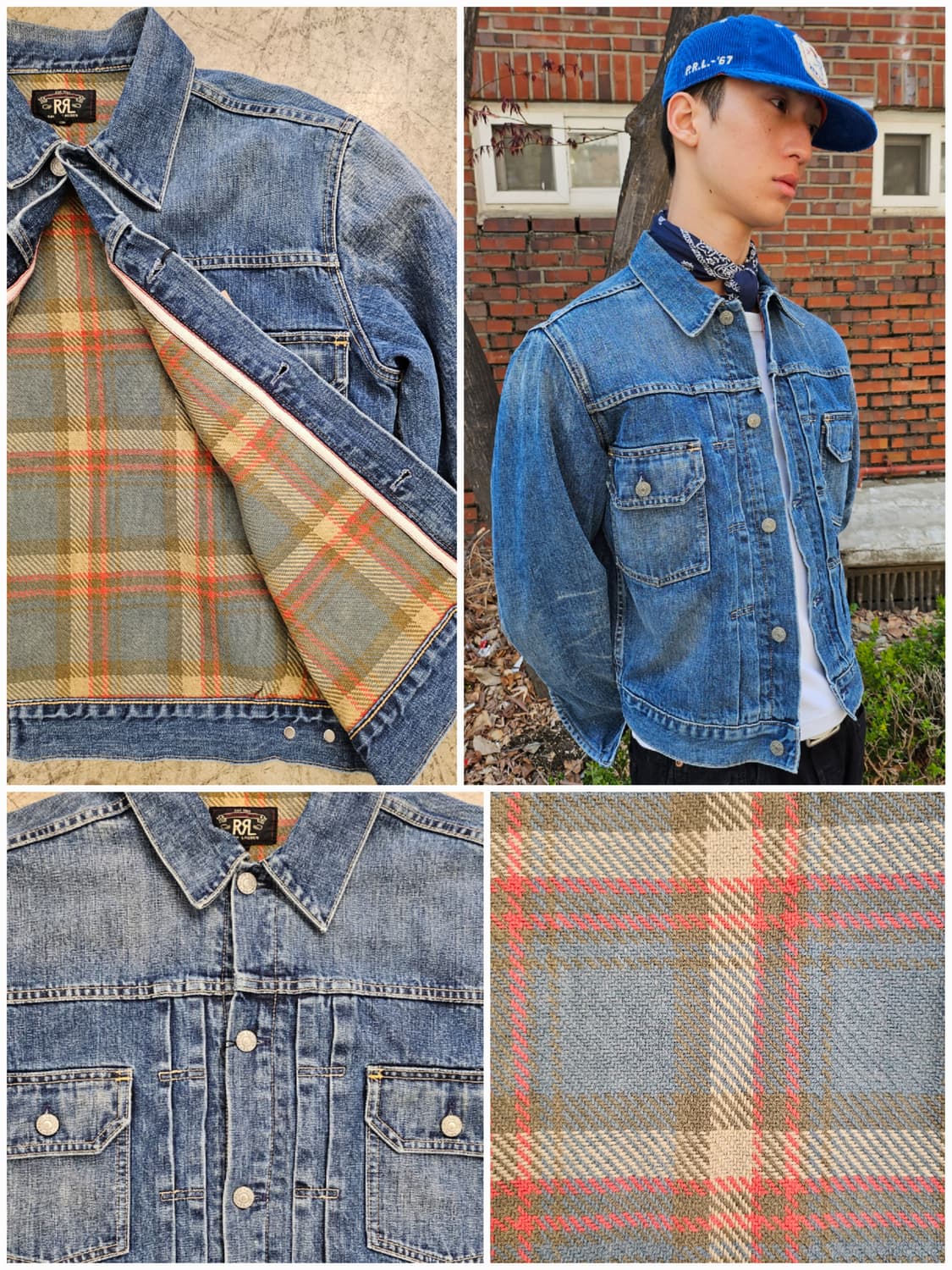 Double RL_ Denim Trucker Jacket 상품이미지4