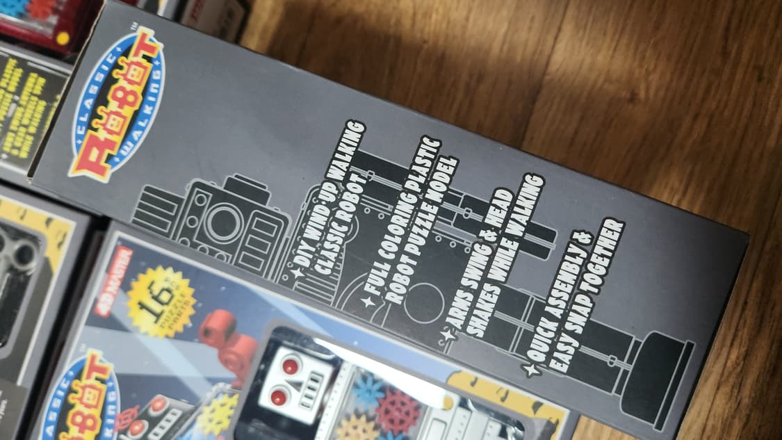 # 빈티지 4D Master 클래식 로봇 워킹 조립 퍼즐 프로모델 로보트 상품이미지9