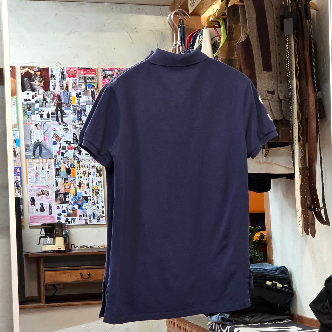 폴로 랄프로렌 빅 포니 네이비 PK반팔 상품이미지5