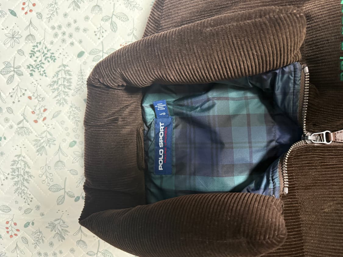 폴로스포스 코듀로이패딩L 상품이미지2