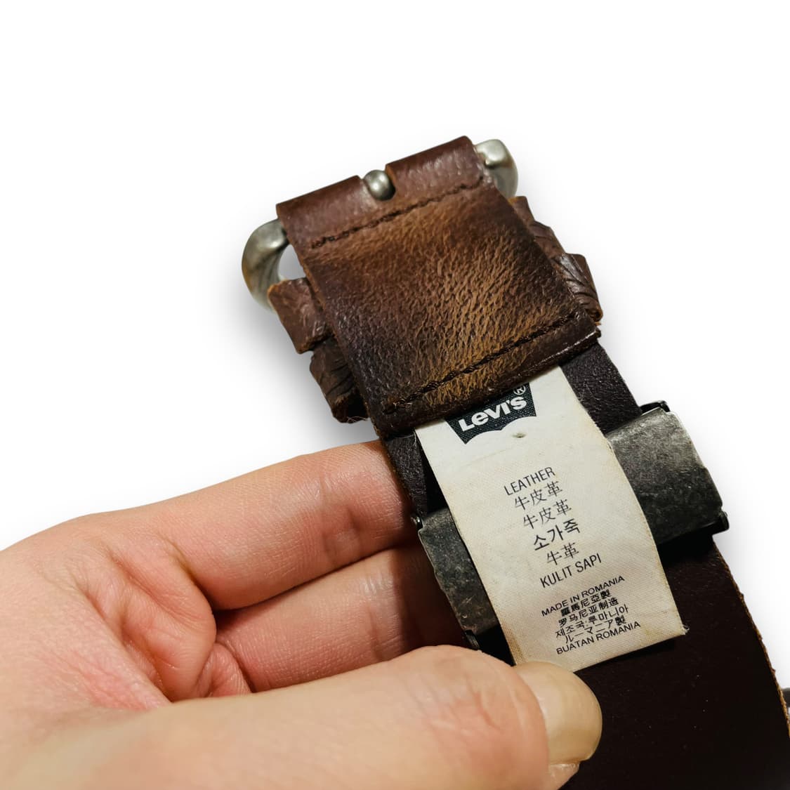 Levi's small Logo D Ring western belt 상품이미지9