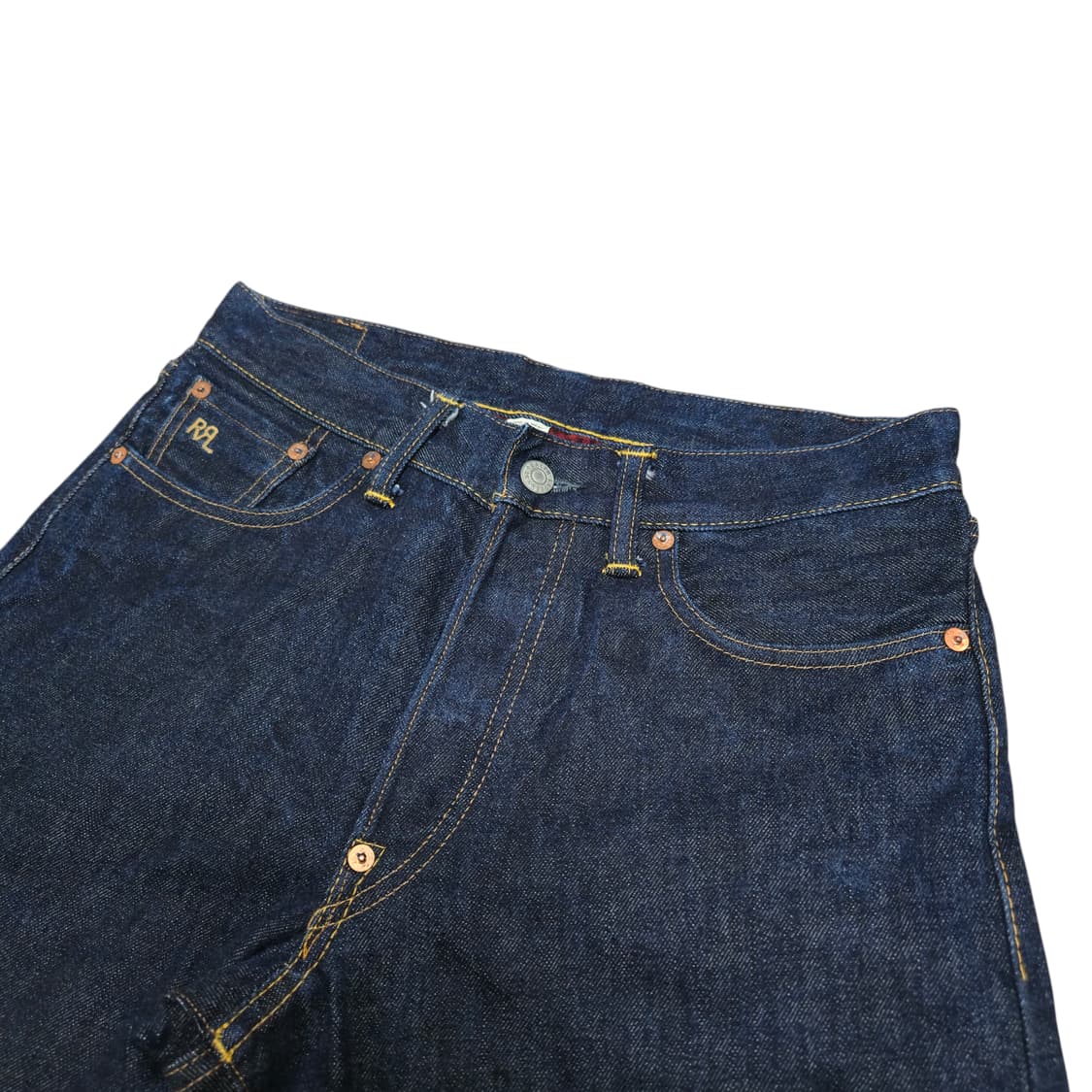 [30x32] RRL 더블알엘 스트레이트 레그 플란넬 라인드 데님 팬츠 상품이미지5