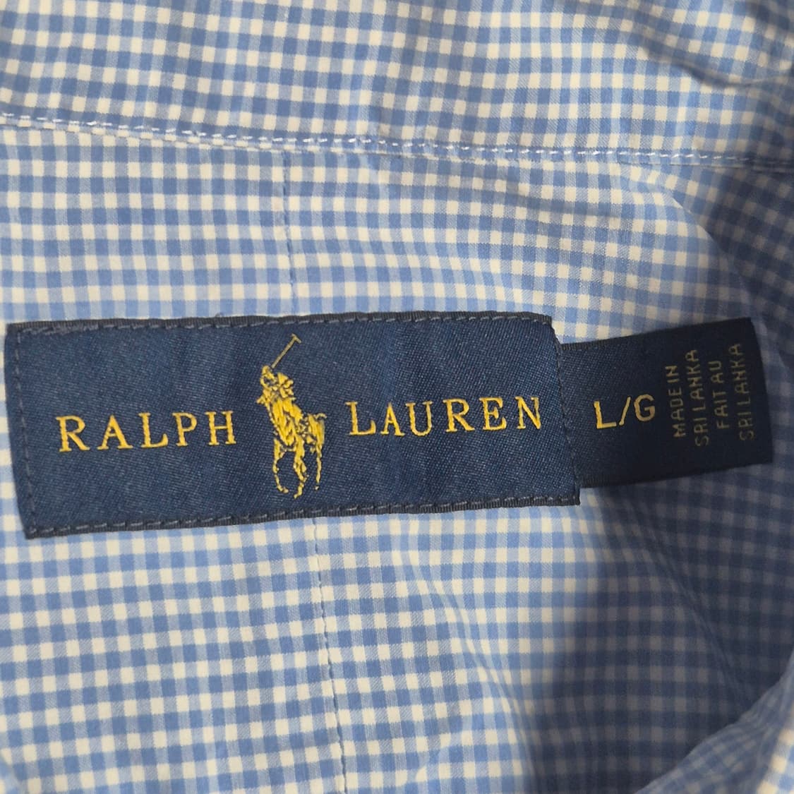 [L]폴로 스카이블루 체크 -514 상품이미지2