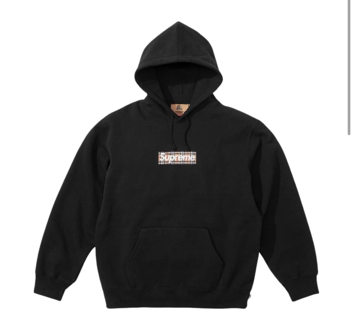 (새상품) 슈프림 버버리 후드 상품이미지1
