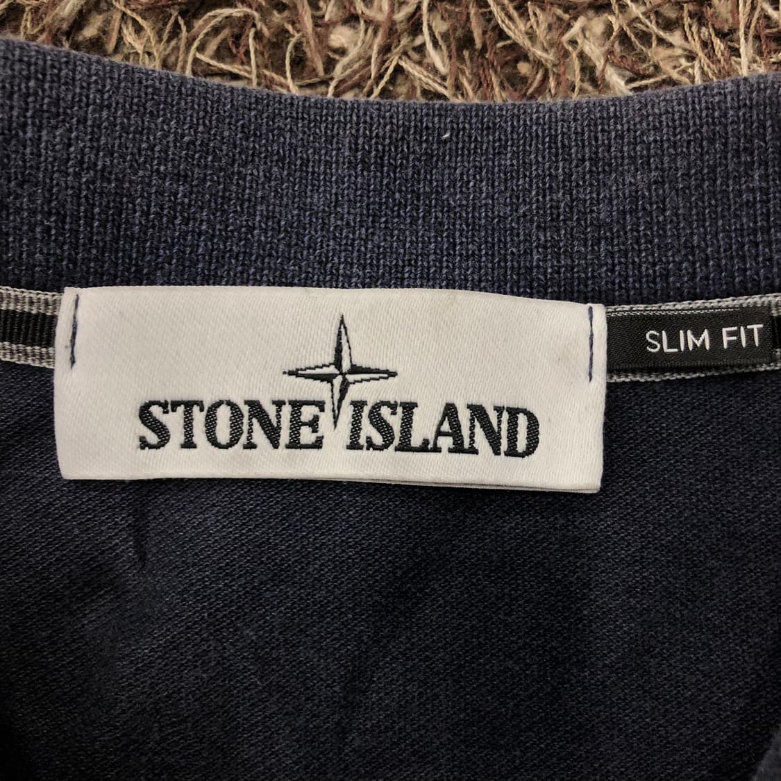 S 스톤아일랜드 슬림 워싱 코튼 PK 반팔 티셔츠 상품이미지4