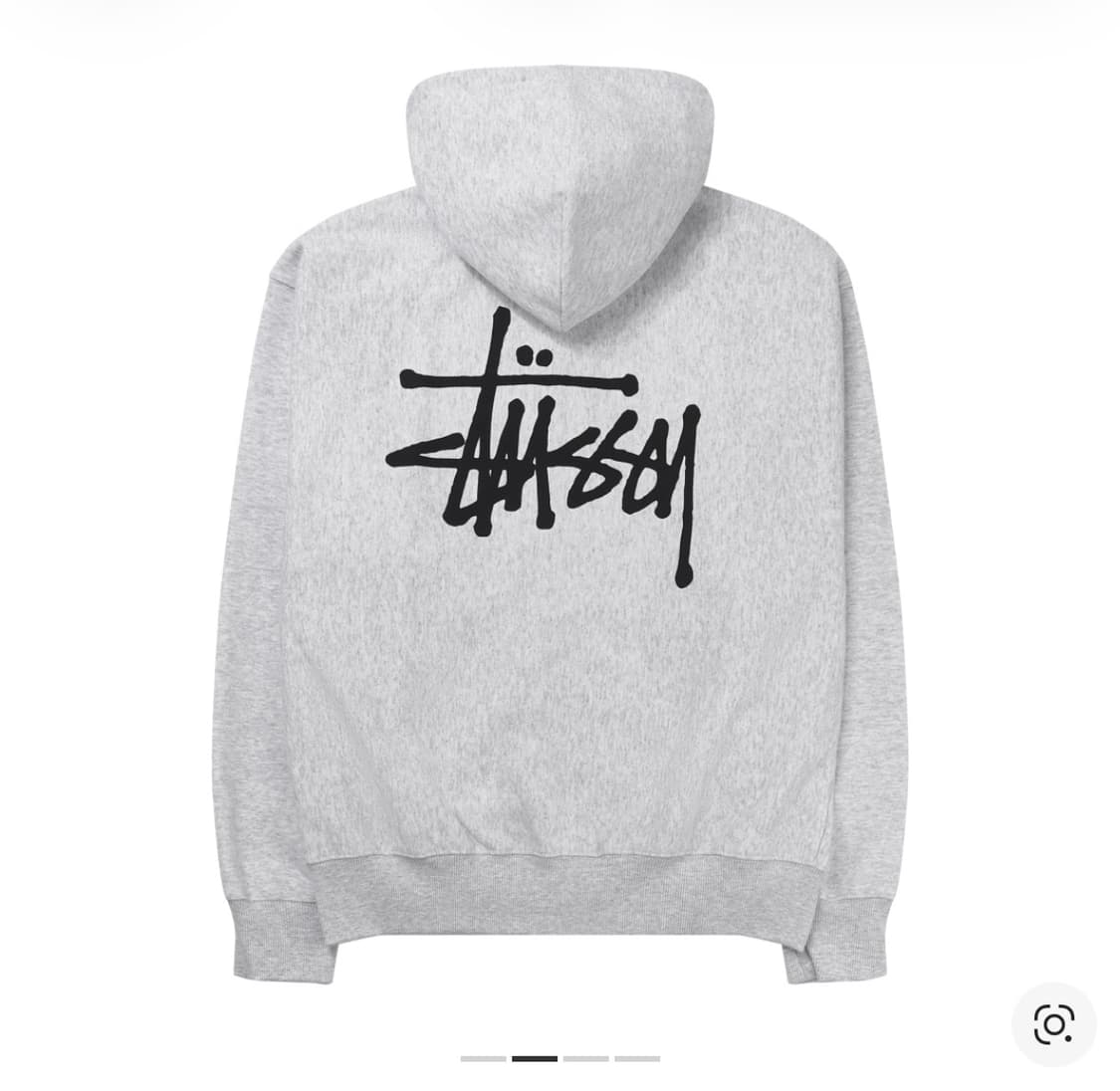 스투시 베이직 후드집업 에쉬헤더 S 상품이미지1