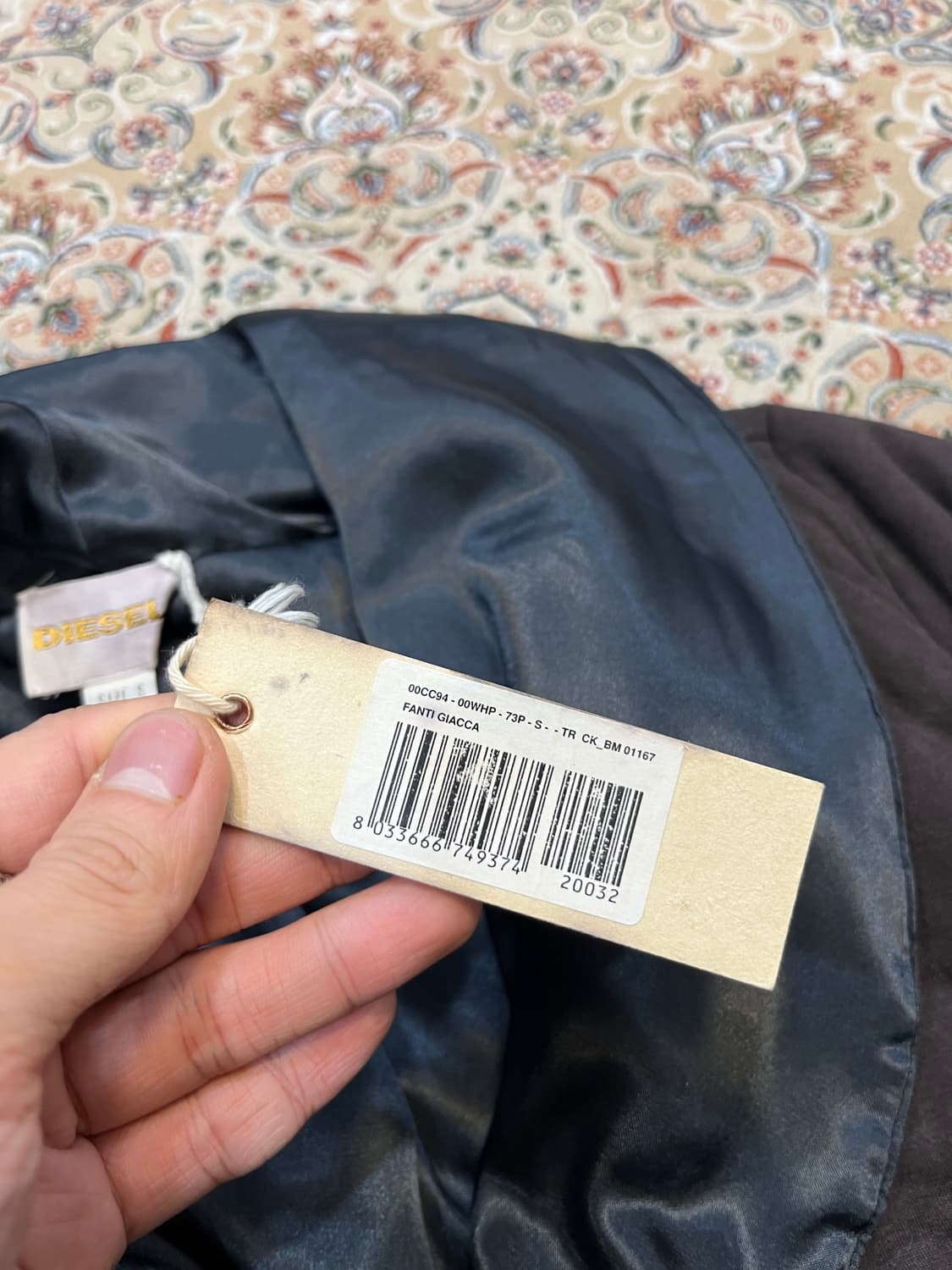 디젤 토글버튼 숄카라 하이넥 자켓 상품이미지9