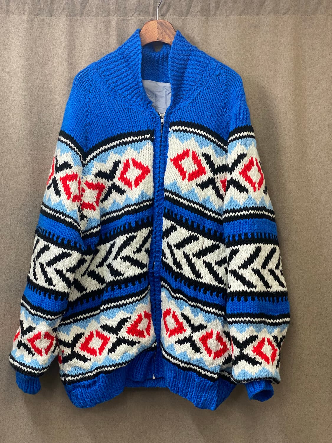 코위찬 니트 집업 상품이미지2