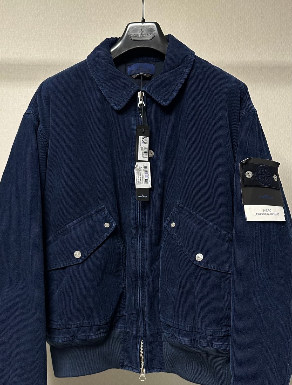 스톤아일랜드 데님리서치 코듀로이 봄버 XL(105-110) 새상품 상품이미지1